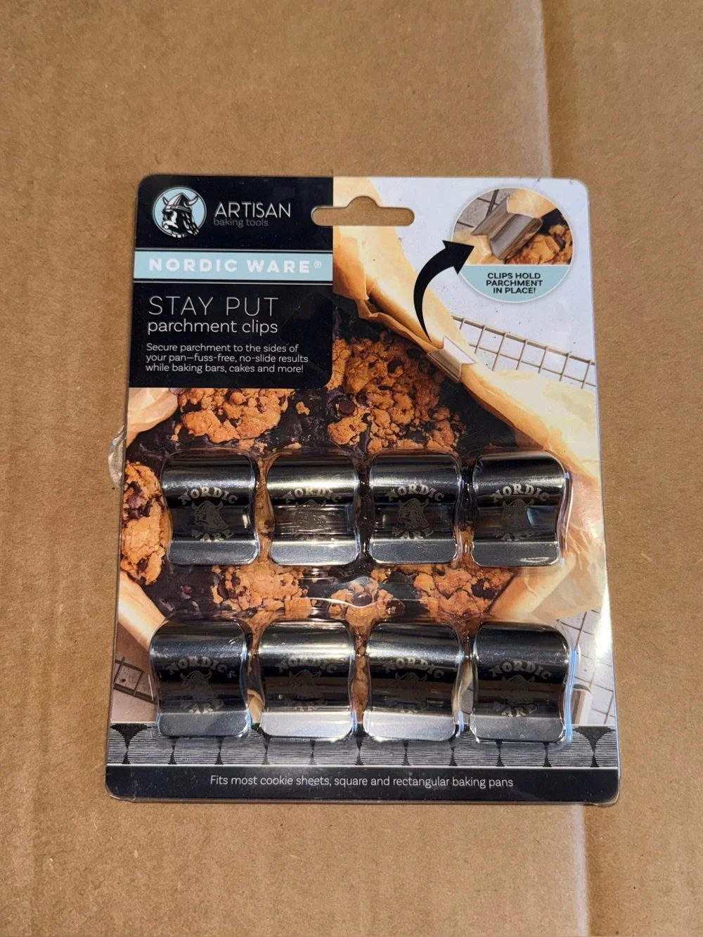 Artisan Stay Put Parchment Clips 8PK